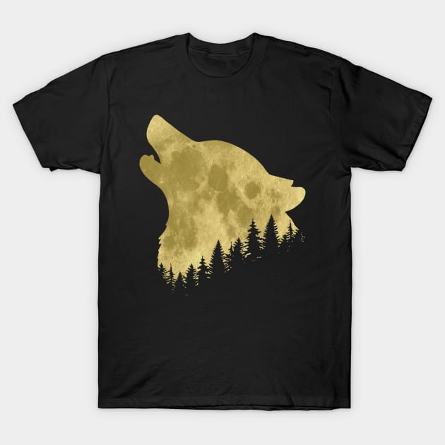 Howl At The Moon T-Shirt by WiseWitch